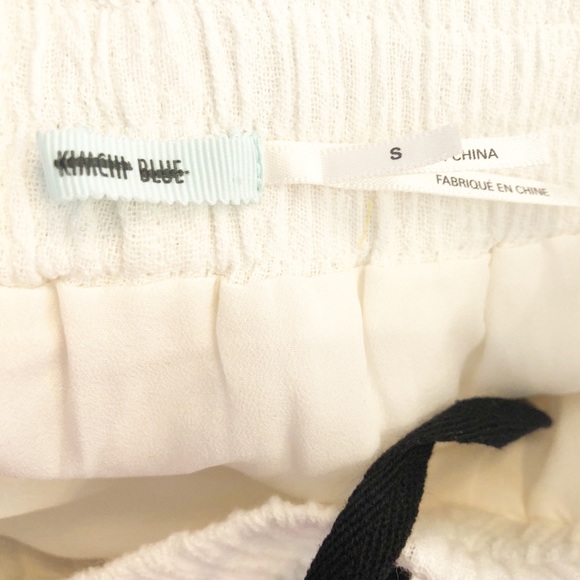 URBAN OUTFITTERS KIMCHI BLUE CREPE SKIRT MINI - Picture 3 of 3